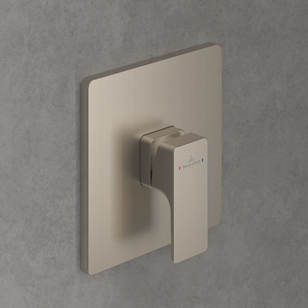 Lifestyle image of Villeroy & Boch Subway 3.0 Brushed Nickel Single Outlet Bath/Shower Valve